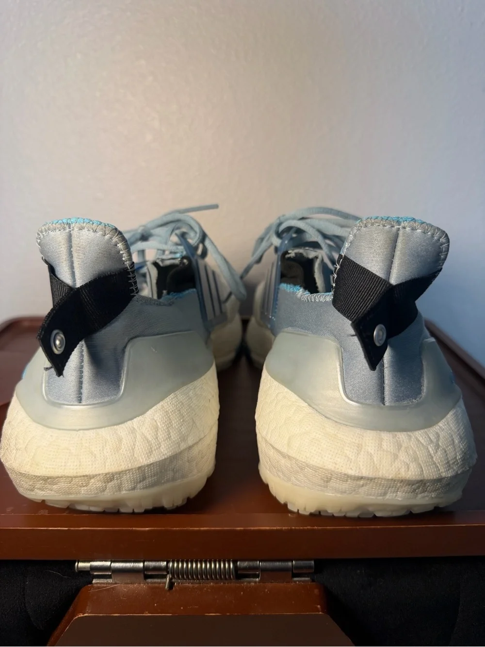 Adidas men’s 10.5  Blue and White Cold.RDY Running Shoes
